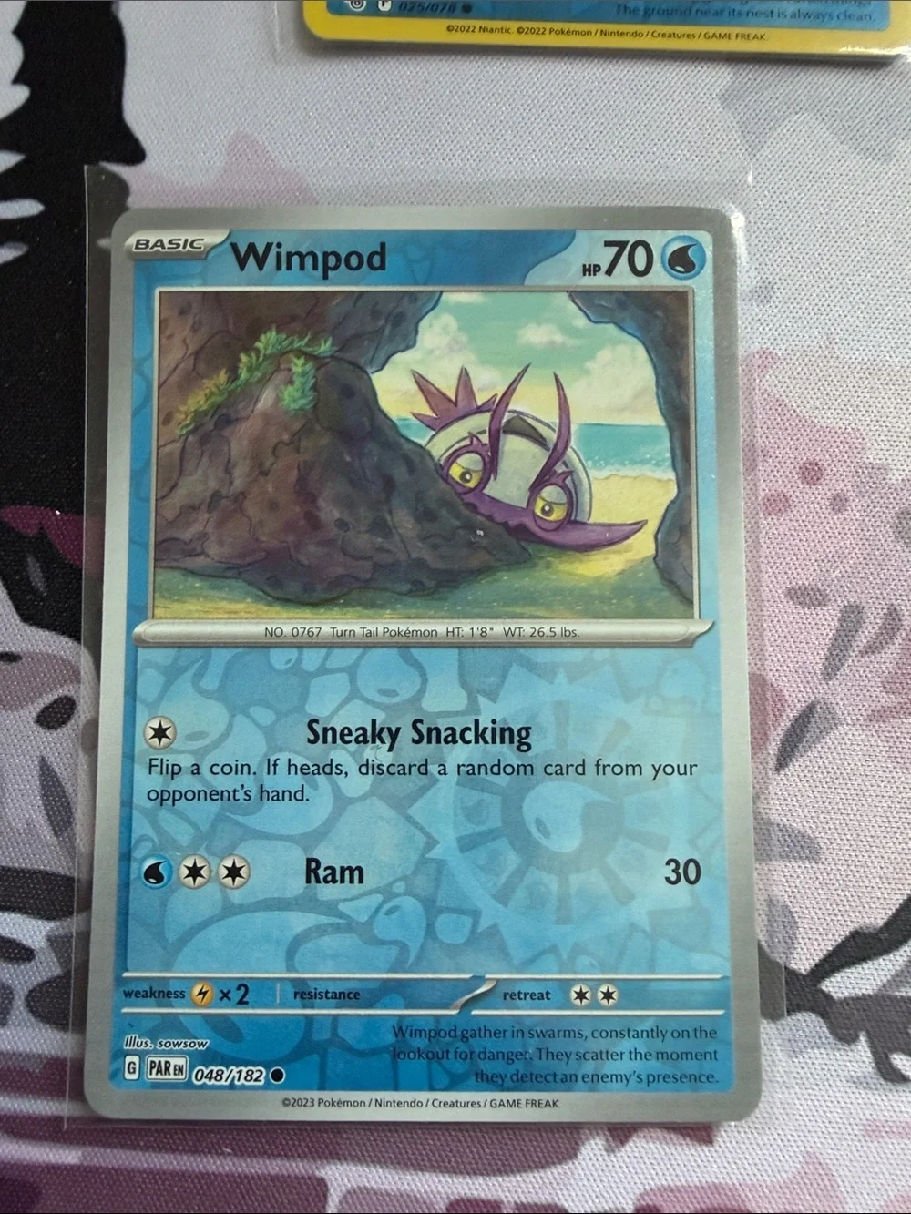 🌊 Wimpod & Golisopod Pokémon Evolution Reverse Holo Card Lot | 4 Cards ✨5/$25✨
